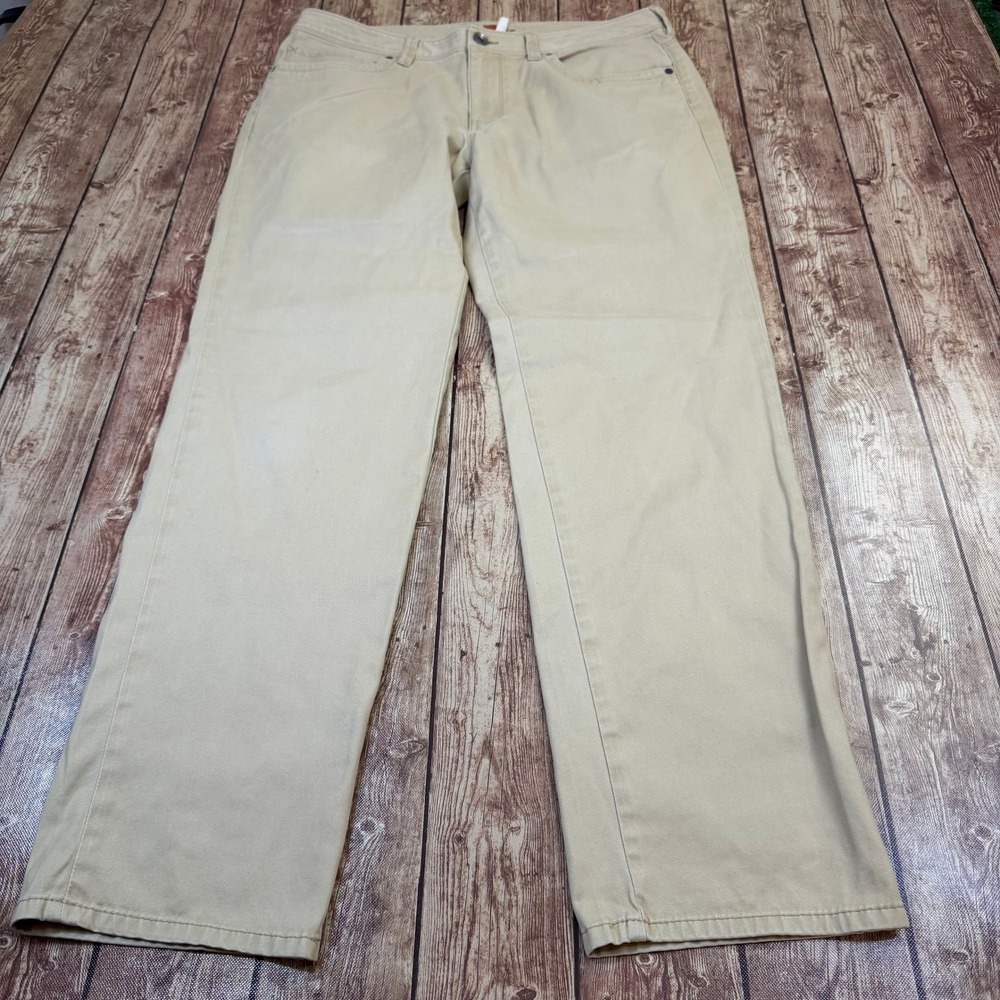 Tommy Bahama Boracay Chino Pants Mens 34x32 Khaki Stretch Pima Cotton